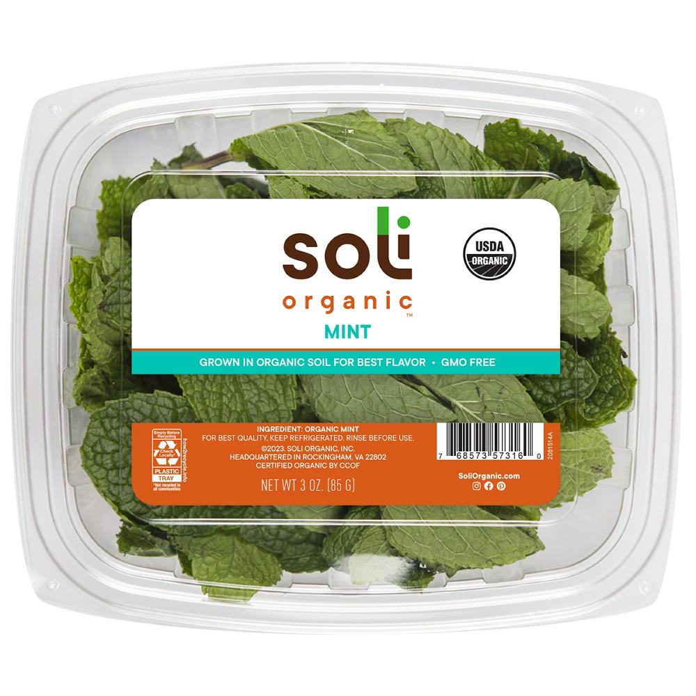 Soli Organic Fresh Mint, 3 oz