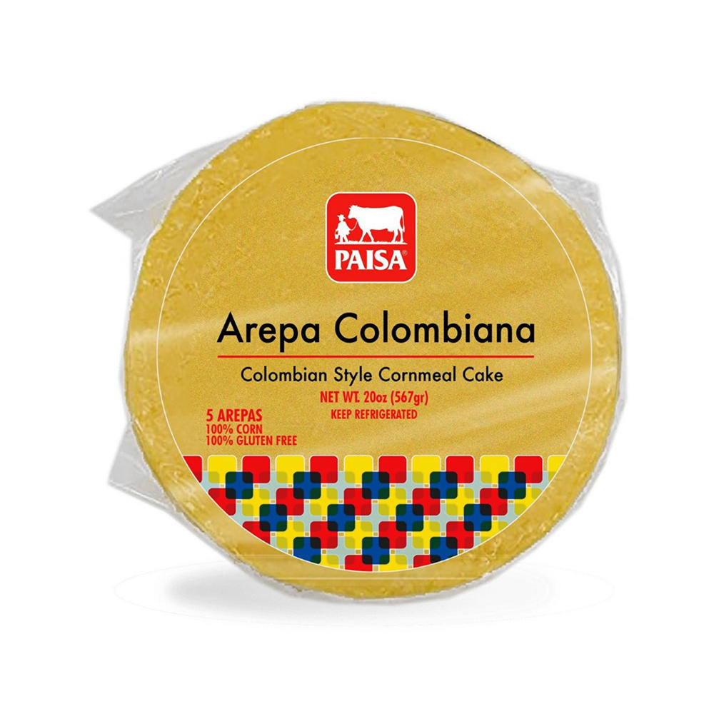Paisa Colombiana Yellow Arepas, 5 ct