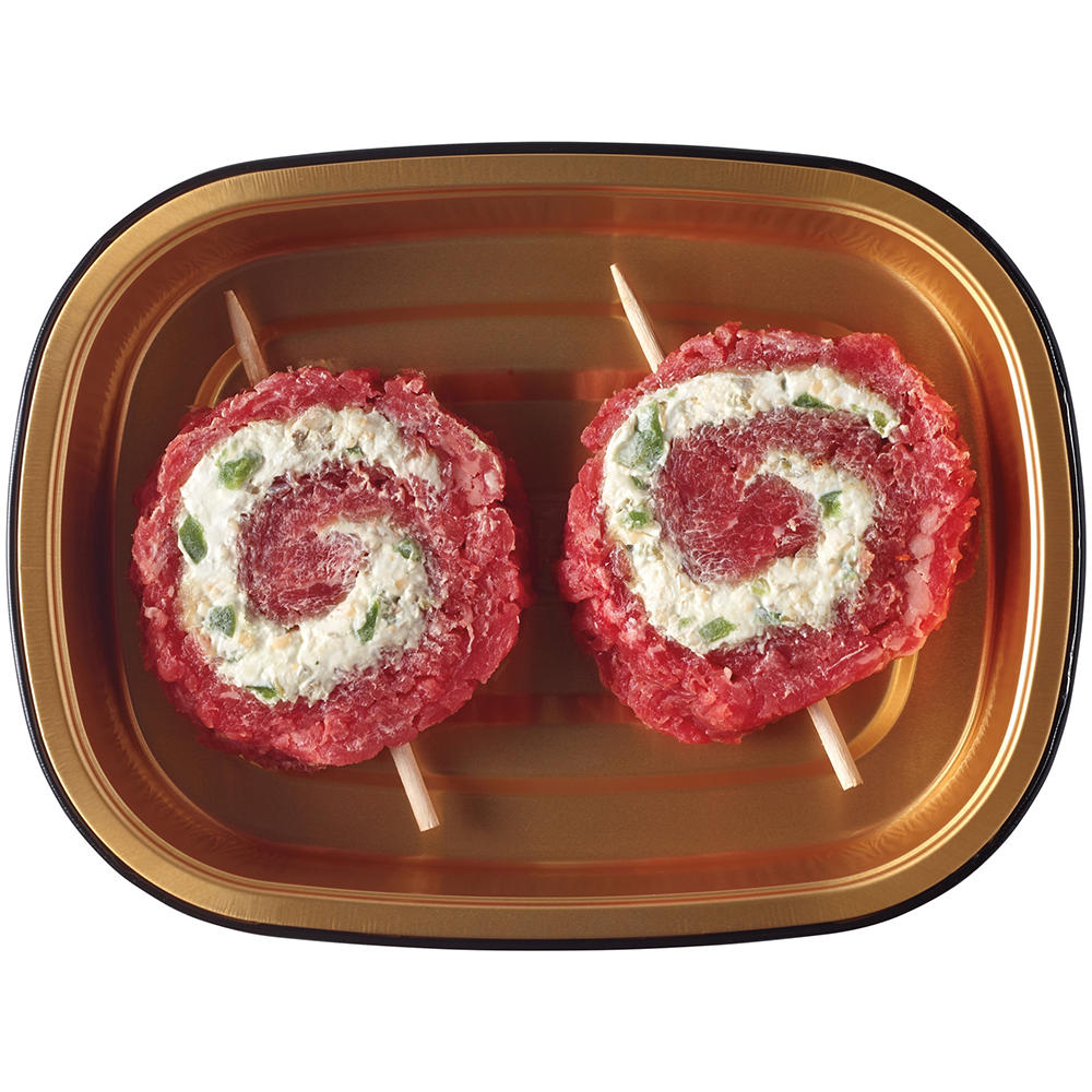 Meal Simple by H-E-B Jalapeño Popper-Stuffed Beef Flank Steak Pinwheel Entrée, Avg. 0.5 lb