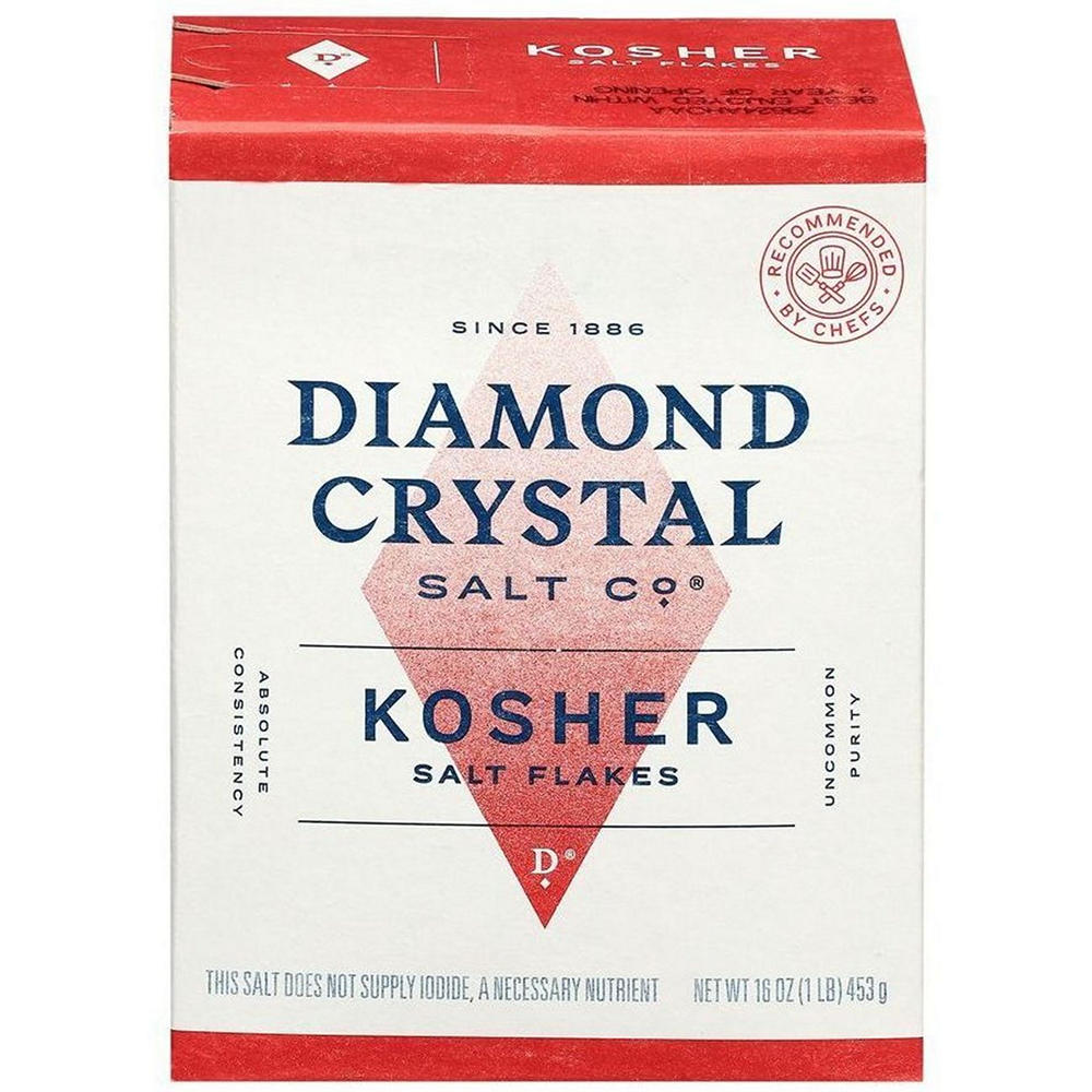 Diamond Crystal Salt Co Kosher Salt Flakes, 1 lb