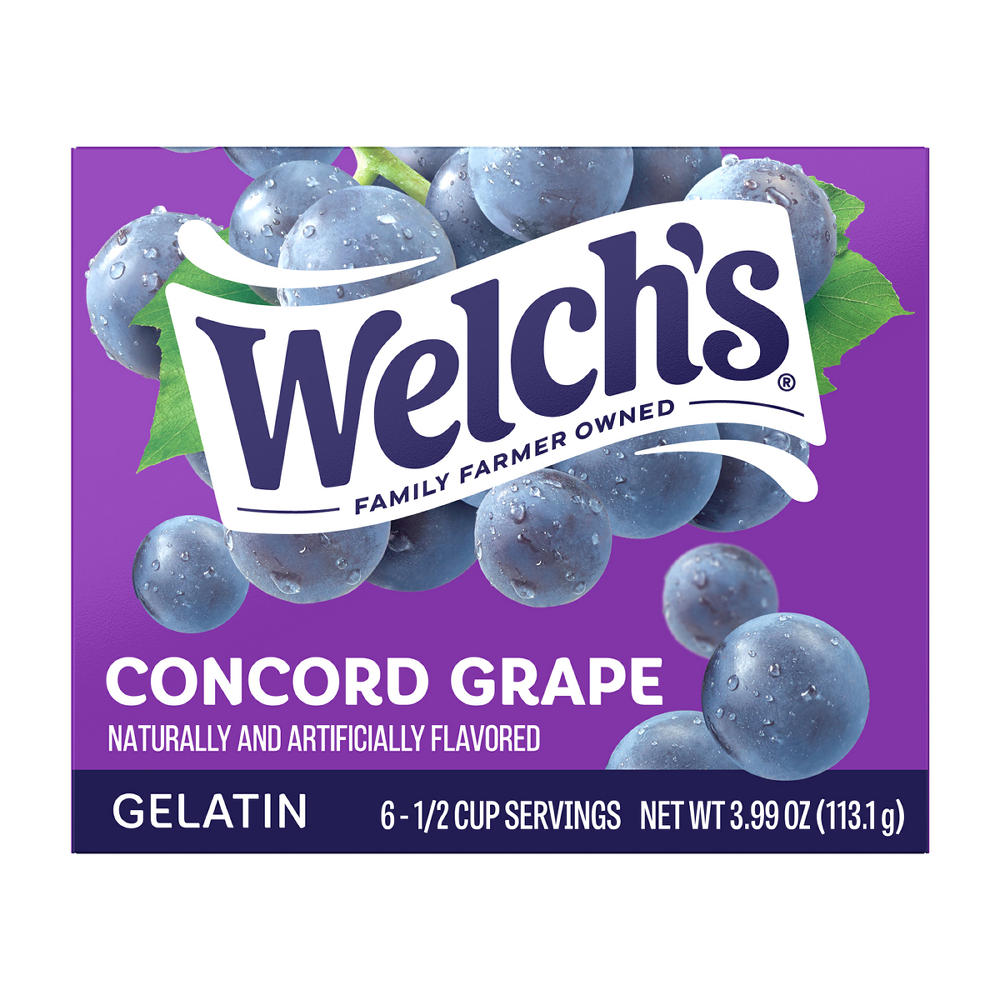 Welch's Gelatin - Concord Grape, 6 ct