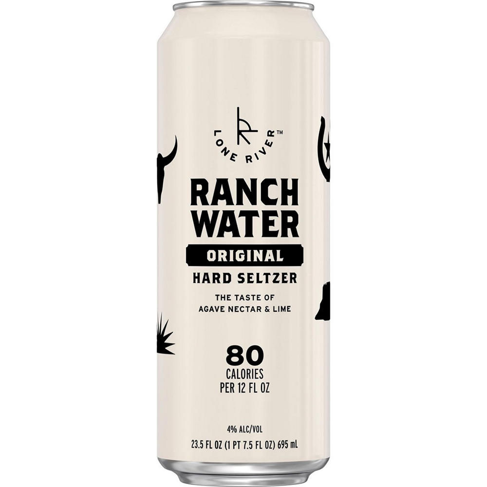 Lone River Original Ranch Water Hard Seltzer Can, 23.5 oz