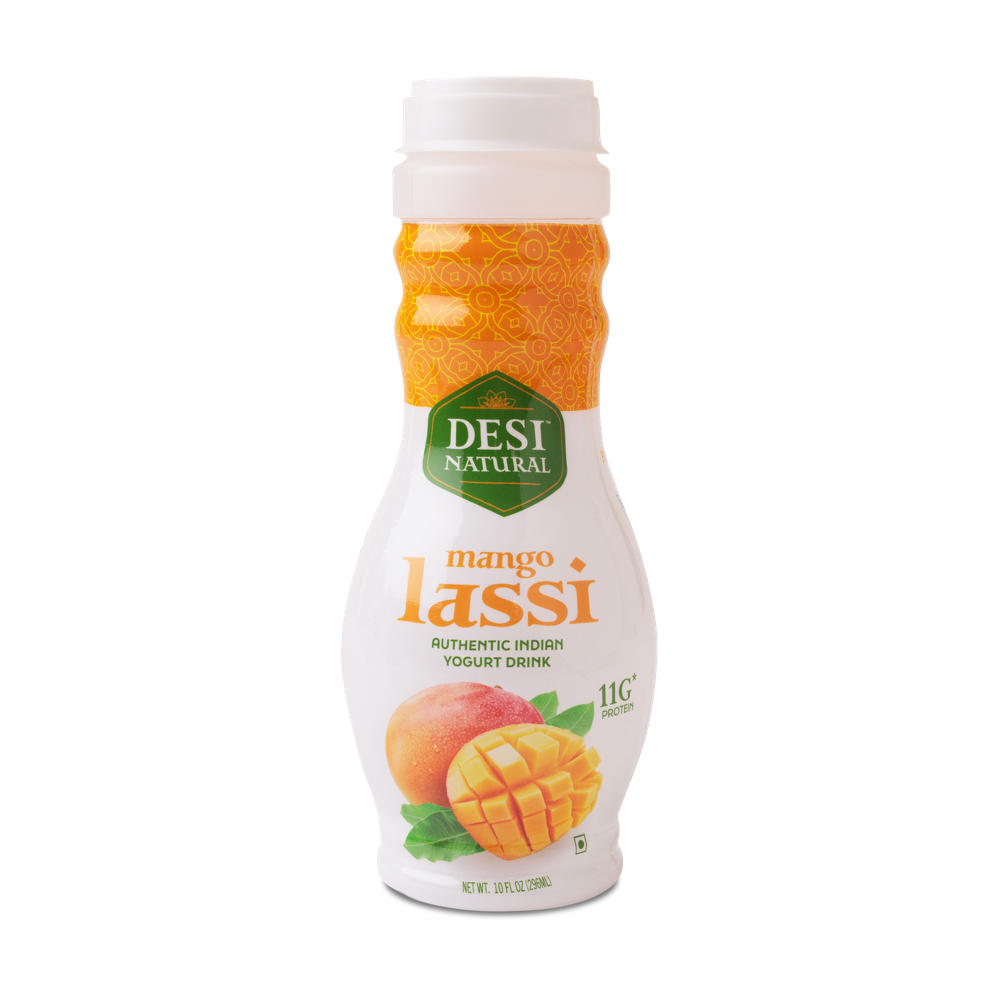 Desi Natural Mango Lassi Yogurt Drink, 10 oz