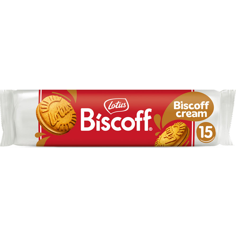 Lotus Biscoff Cream Sandwich Cookies, 15 ct
