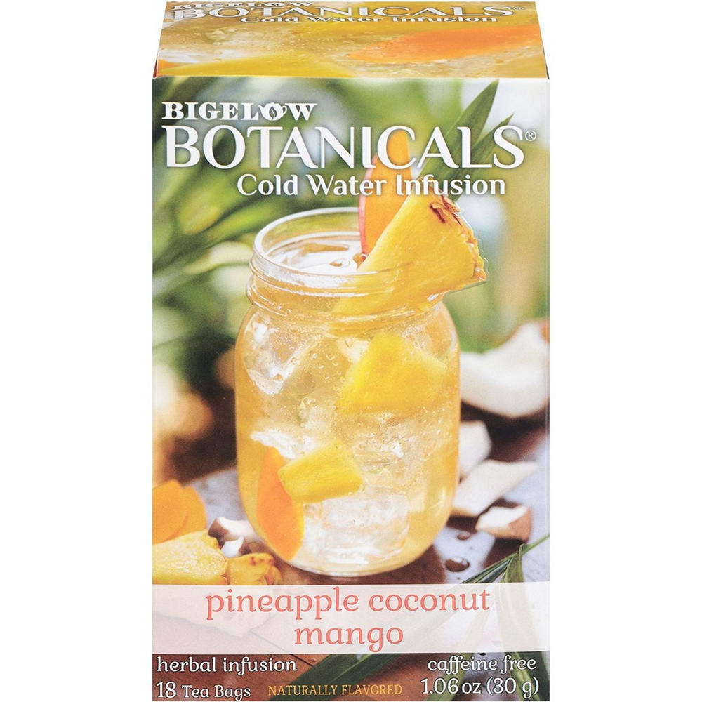 Bigelow Botanicals Pineapple Coconut Mango Cold Water Infusions, 18 ct