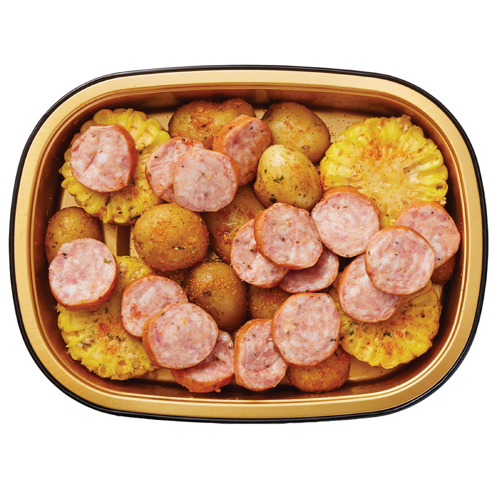 Bayou Boil House by H-E-B Fully Cooked Sausage Boil – Cajun-Seasoned, Avg. 1.2 lbs