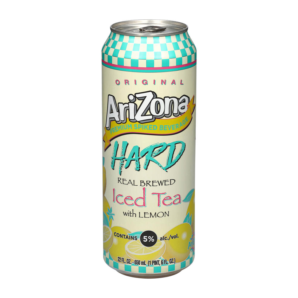 AriZona Hard Iced Tea with Lemon, 22 oz
