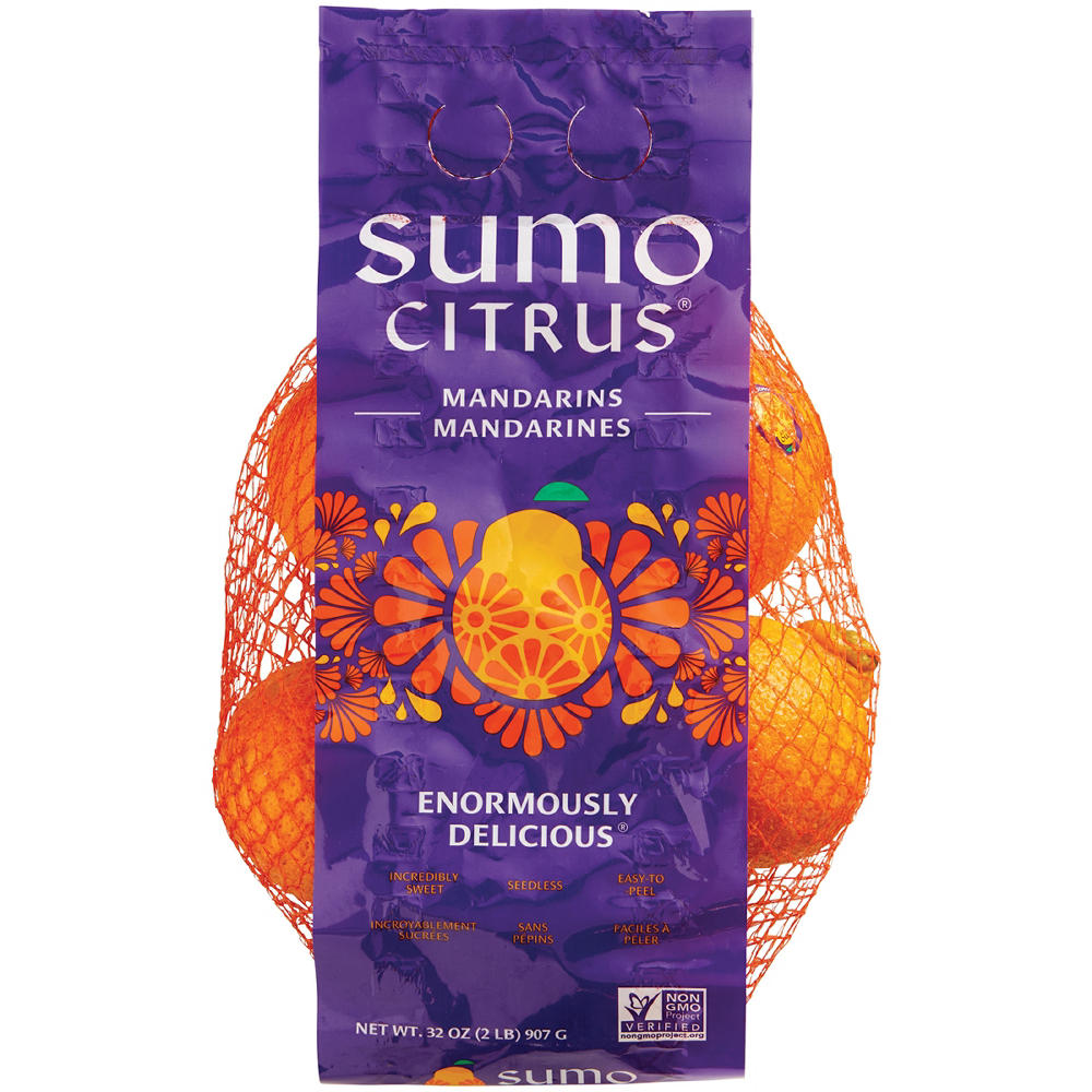 Fresh Sumo Citrus Mandarins, 2 lb Bag