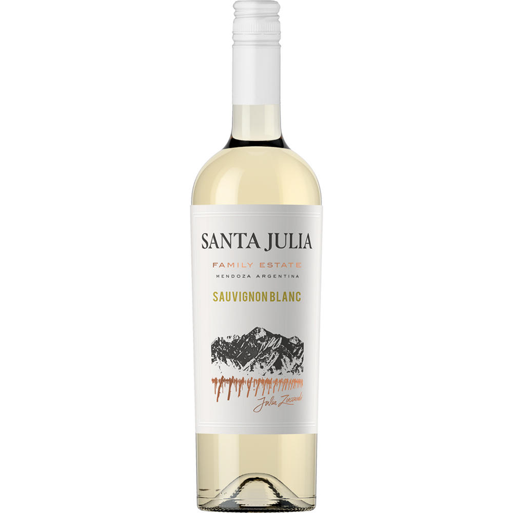 Santa Julia Plus Sauvignon Blanc White Wine, 750 mL