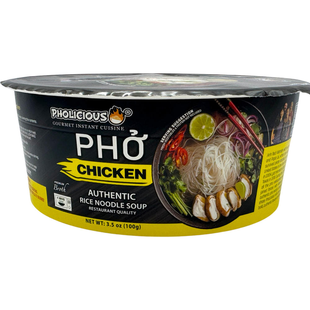 PhoLicious Chicken Pho Instant Soup, 3.6 oz