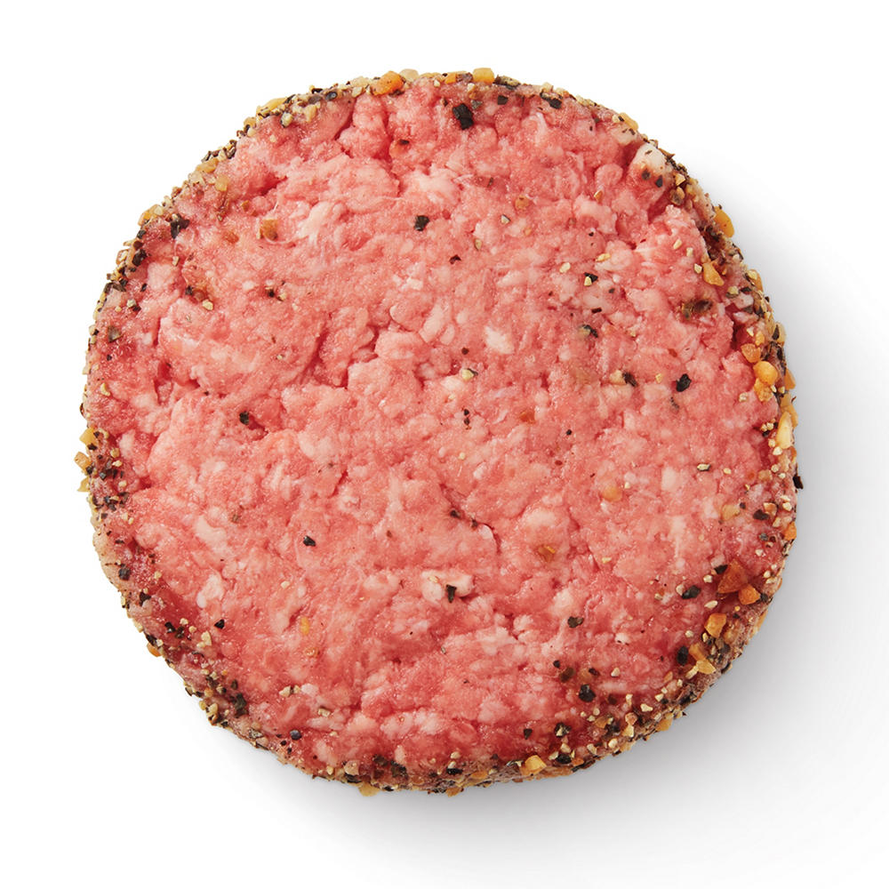 H-E-B American Style Wagyu Beef Garlic Pepper Encrusted Burger, Avg. 0.5 lb