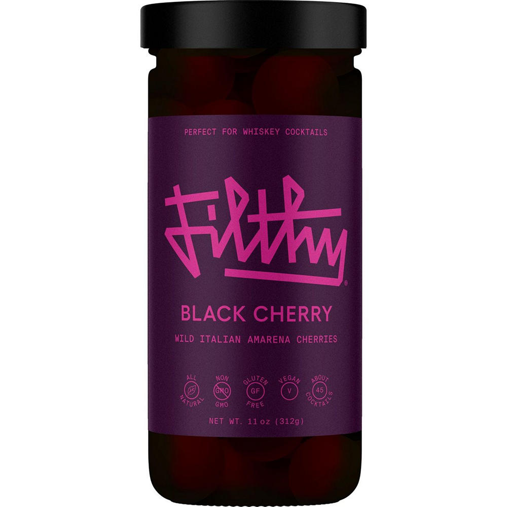 Filthy Black Cherries Wild Italian Amarena Cherries, 11 oz
