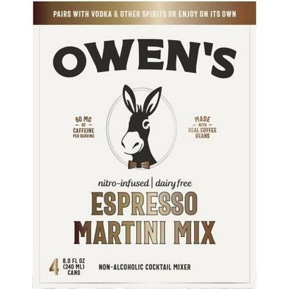 Owen's Espresso Martini Mix 4 pk Cans, 8 oz