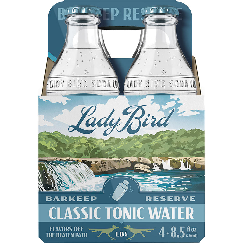 Lady Bird Classic Tonic Water 4 pk Bottles, 8.5 oz