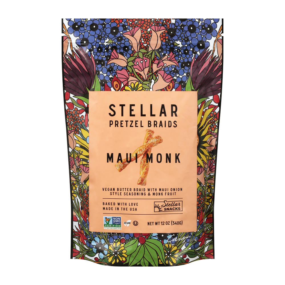 Stellar Snacks Maui Monk Pretzel Braids, 12 oz