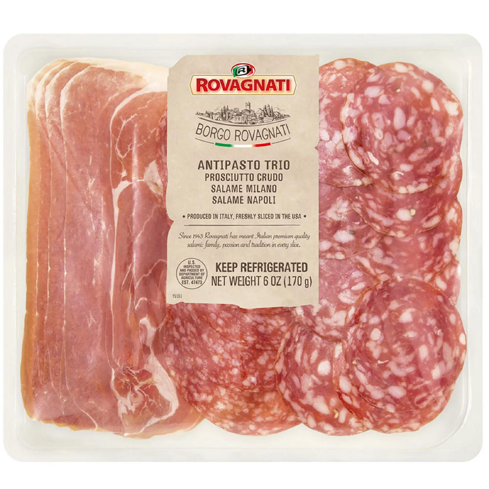 Rovagnati Antipasto Trio - Prosciutto & Salame, 6 oz