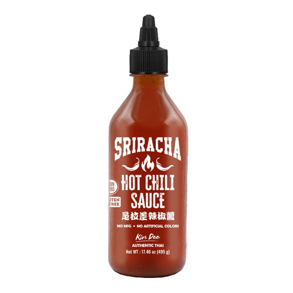 Kin Dee Sriracha Hot Chili Sauce, 17.46 oz