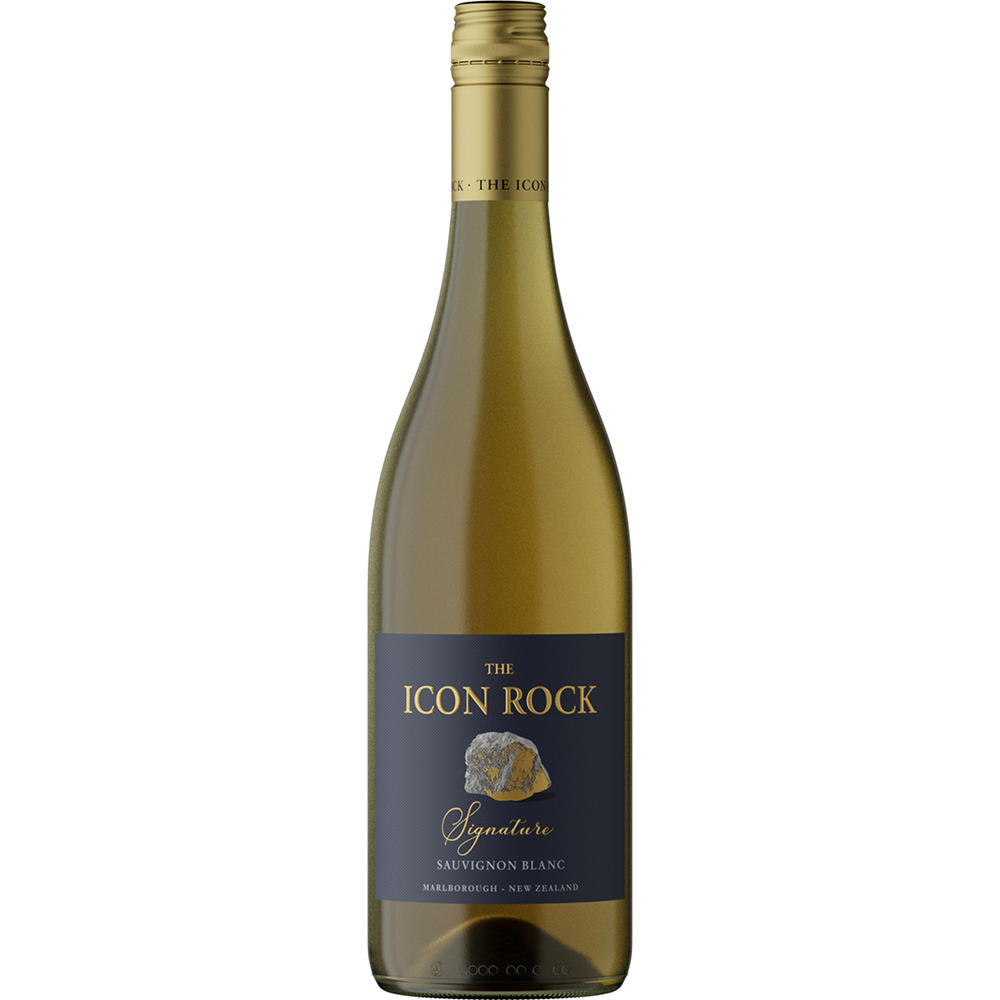 The Icon Rock Signature Sauvignon Blanc New Zealand White Wine, 750 mL