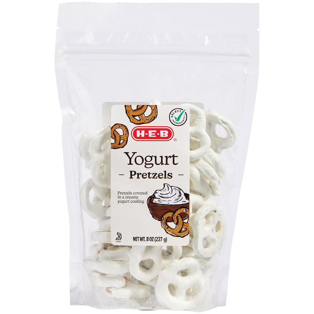 H-E-B Yogurt-Covered Pretzels, 8 oz