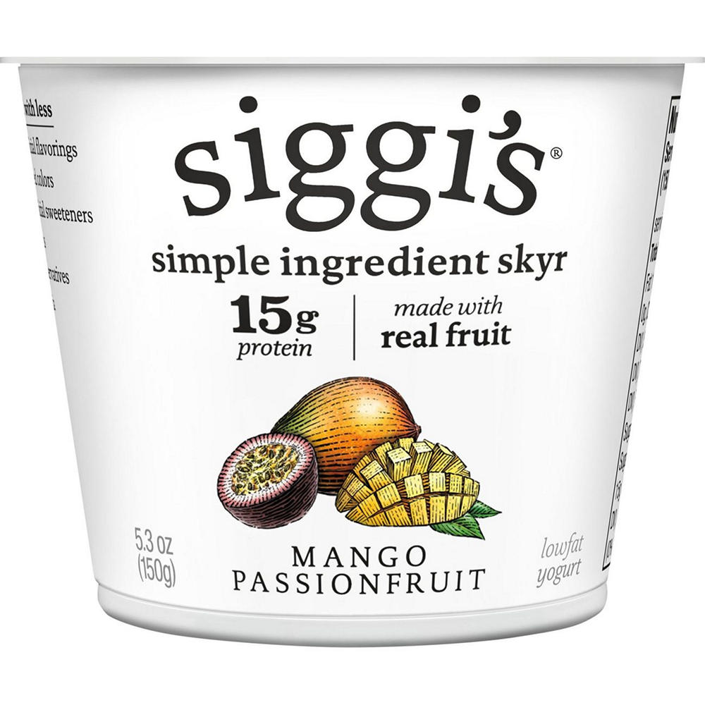 Siggi's 2% Icelandic Skyr Lowfat - Mango Passionfruit, 5.3 oz