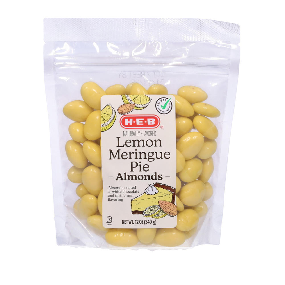 H-E-B Lemon Meringue Pie Almonds, 12 oz