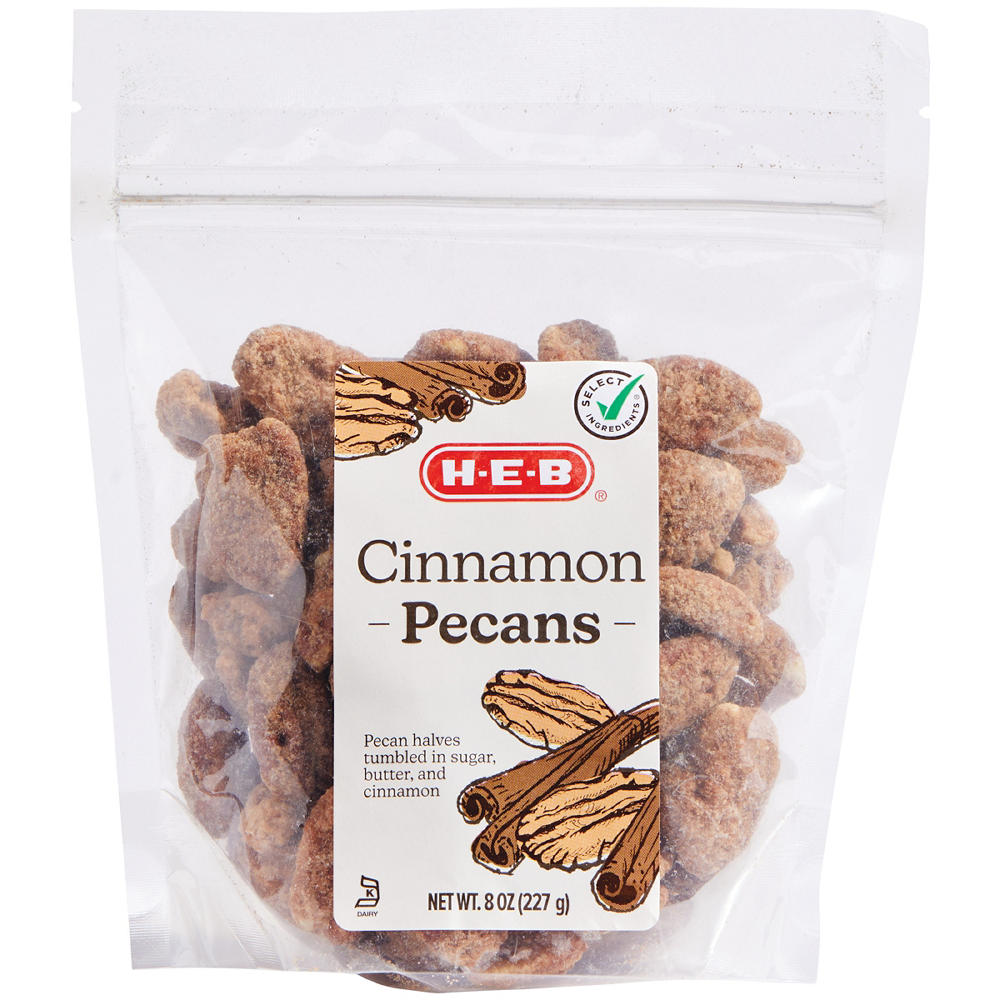 H-E-B Cinnamon Pecans, 8 oz