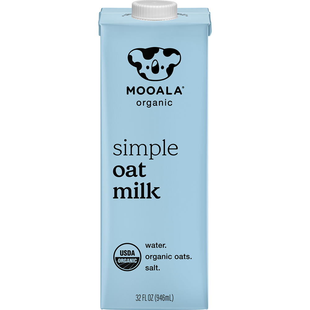 Mooala Organic Shelf Stable Simple Oat Milk, 32 oz