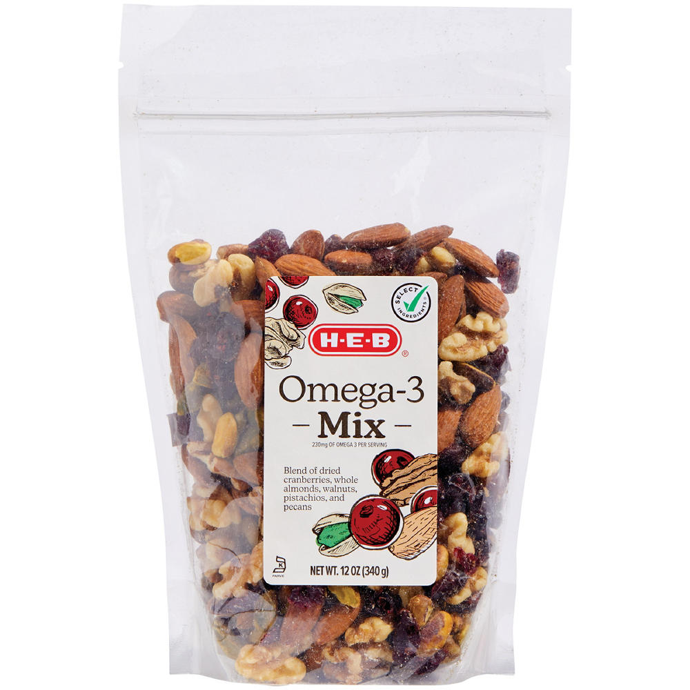 H-E-B Omega-3 Trail Mix, 12 oz