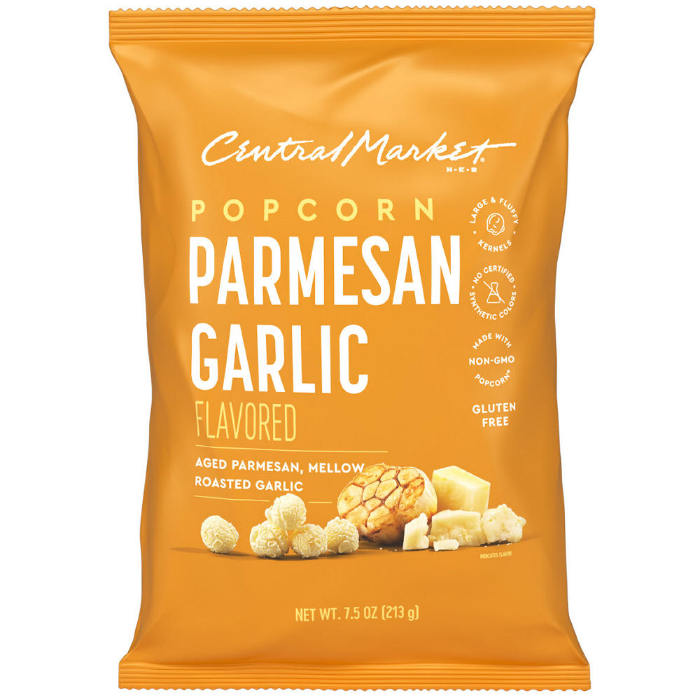 Central Market Parmesan Garlic Popcorn, 7.5 oz