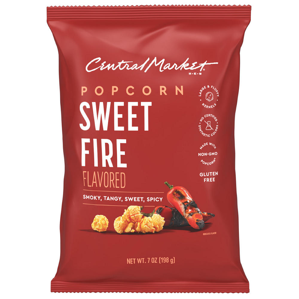 Central Market Sweet Fire Popped Popcorn, 7 oz