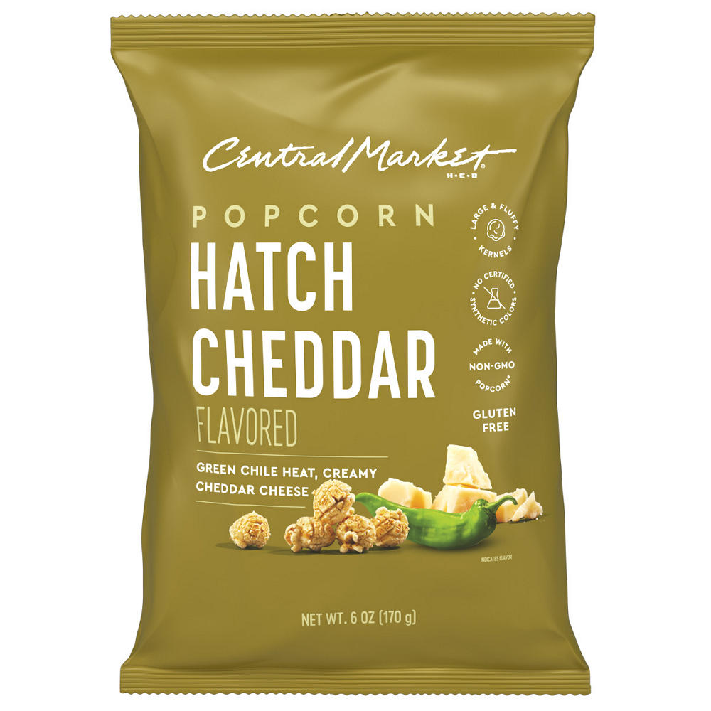 Central Market Hatch Cheddar Popcorn, 6 oz