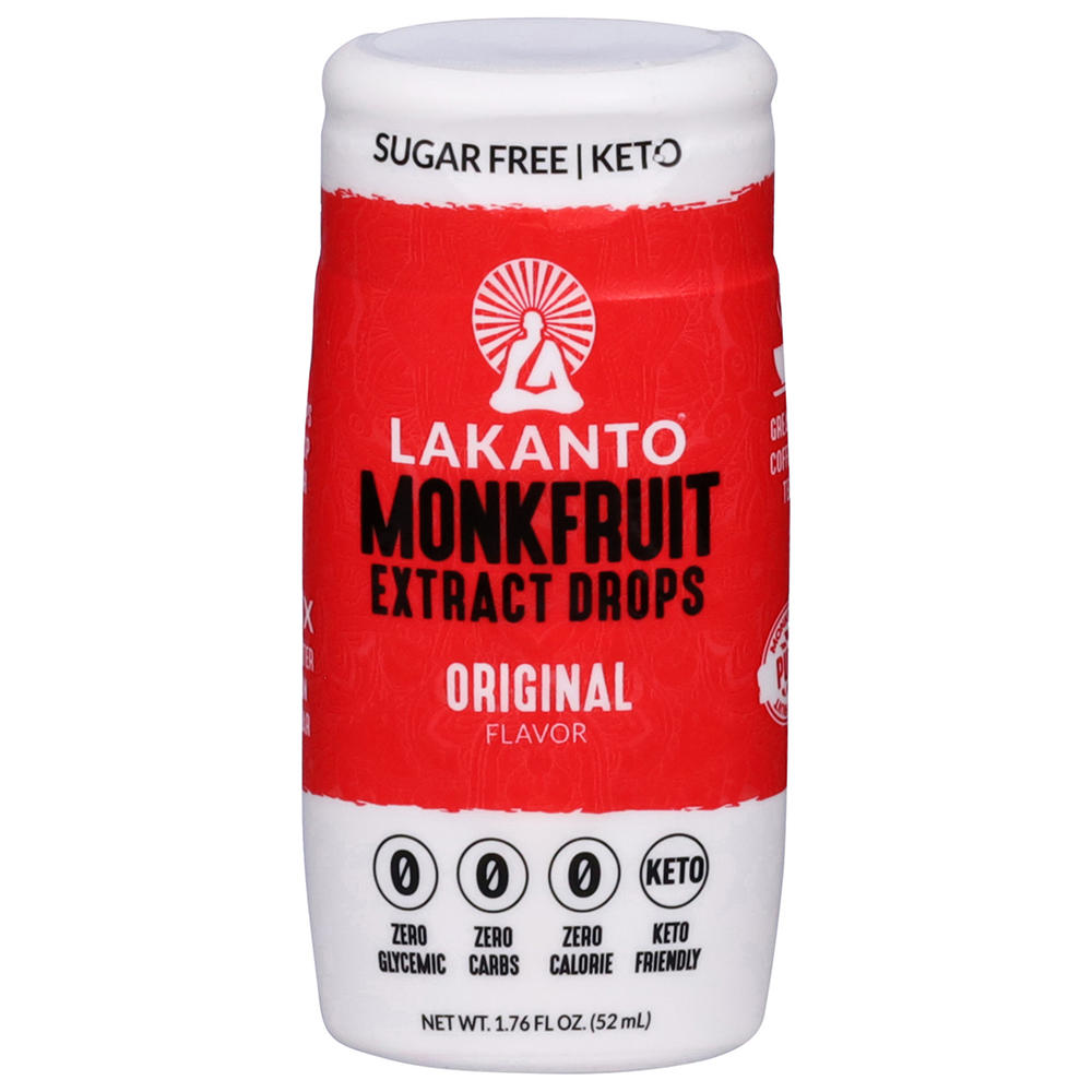 Lakanto Monkfruit Extract Original Flavor Liquid Drops, 1.76 oz