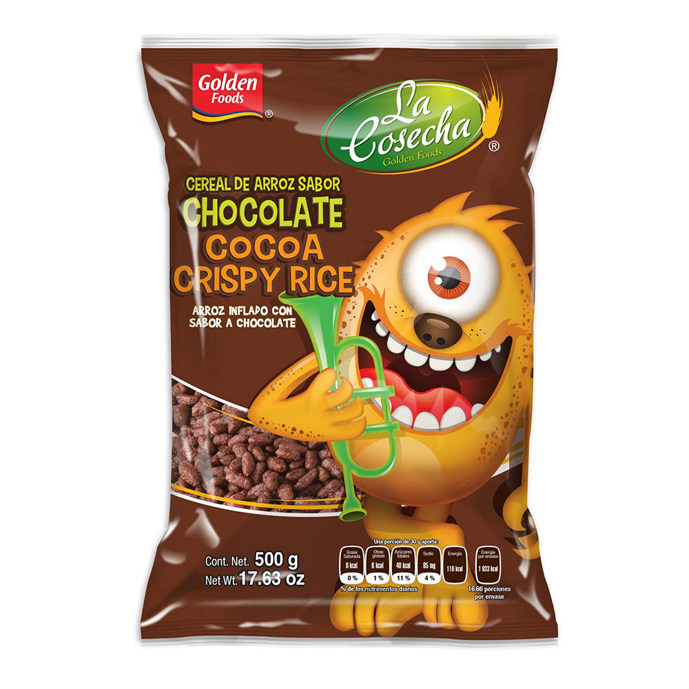 Golden Foods Cocoa Crispy Rice Cereal, 17.63 oz