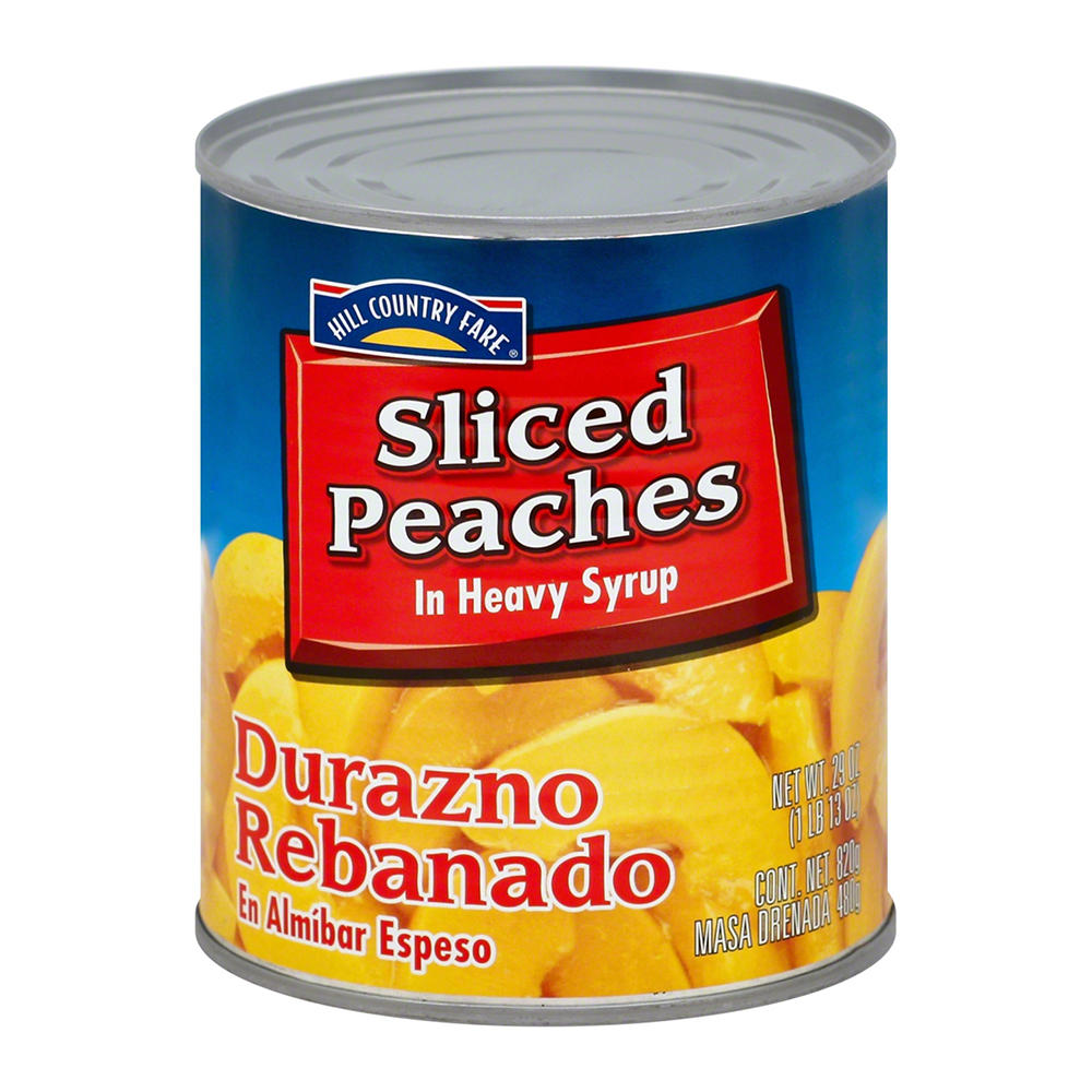 Hill Country Fare Peach Slices in Heavy Syrup, 29 oz