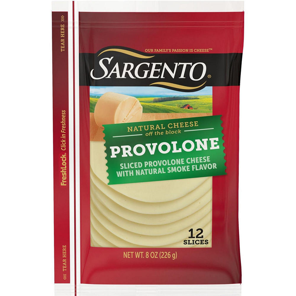 Sargento Provolone Sliced Cheese, 12 ct