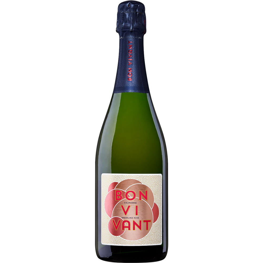 Bon Vivant California Sparkling Rose Wine, 750 mL