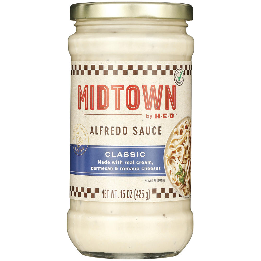 Midtown by H-E-B Classic Alfredo Pasta Sauce, 15 oz