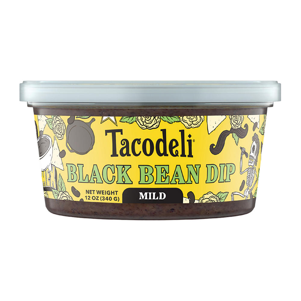 Tacodeli Black Bean Dip - Mild, 12 oz