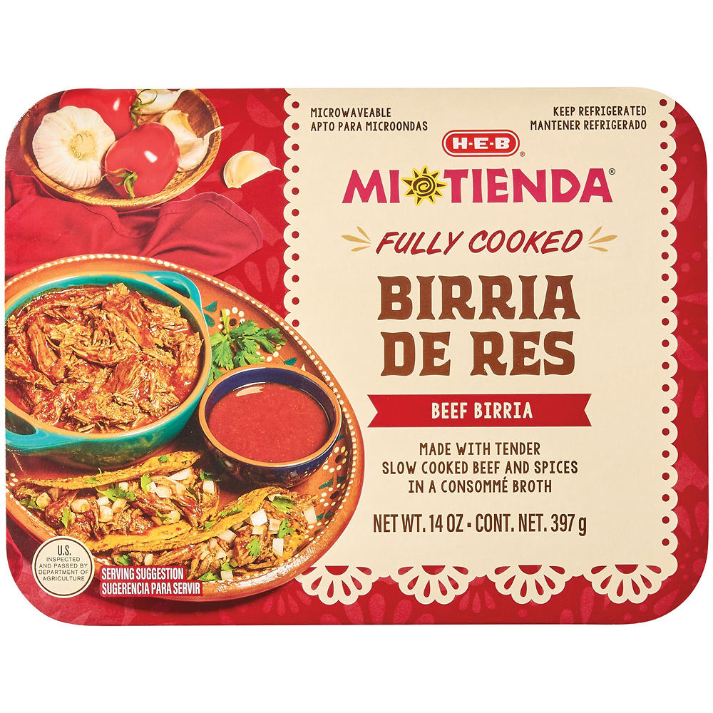 H-E-B Mi Tienda Fully Cooked Beef Birria, 14 oz