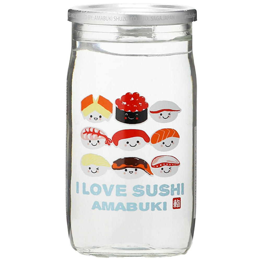 Amabuki I Love Sushi Sake, 180 mL