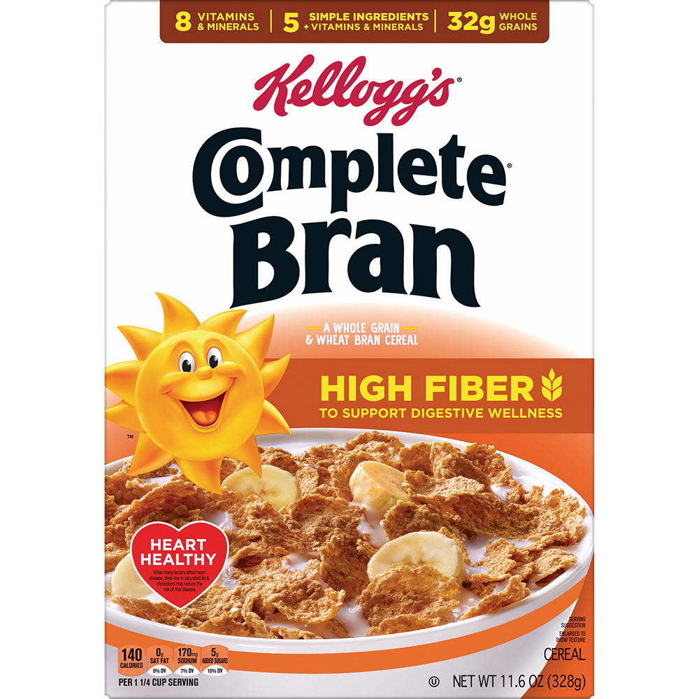 Kellogg's Complete Bran Cereal, 11.6 oz