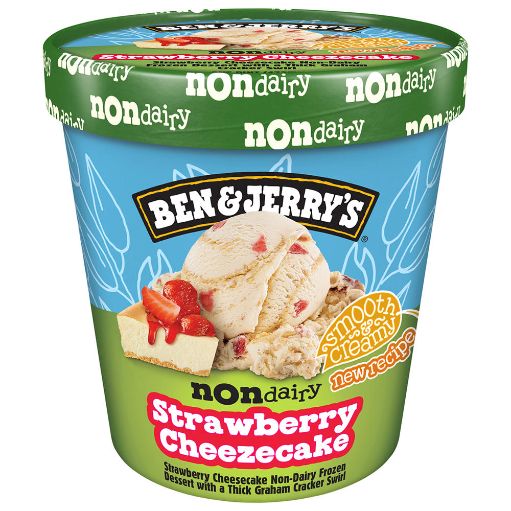 Ben & Jerry's Non Dairy Strawberry Cheezecake Frozen Dessert, 1 pt