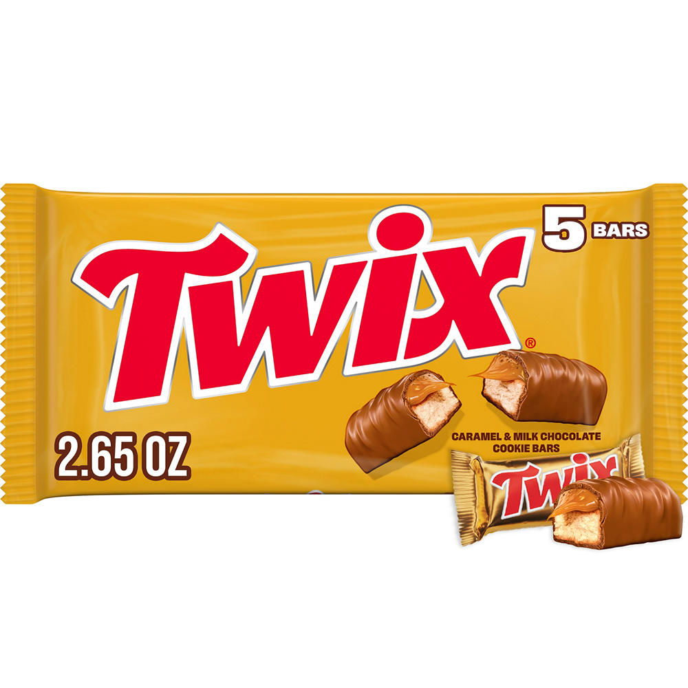 Twix Chocolate Caramel Fun Size Candy Bars, 5 pk