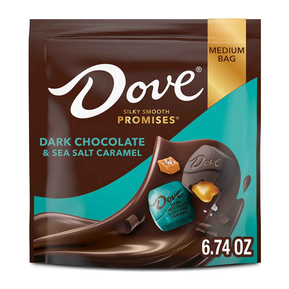 Dove Promises Dark Chocolate & Sea Salted Caramel Candy, 6.74 oz