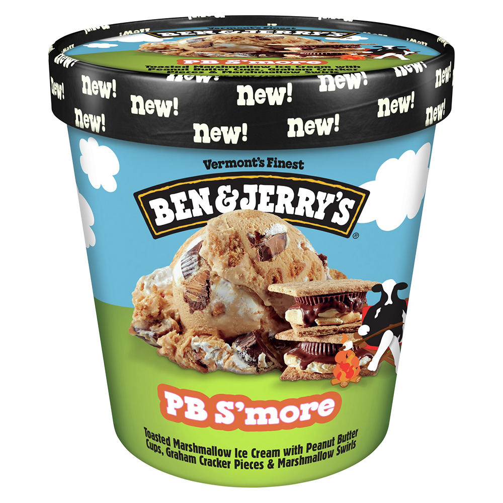 Ben & Jerry's PB S'more Ice Cream, 1 pt