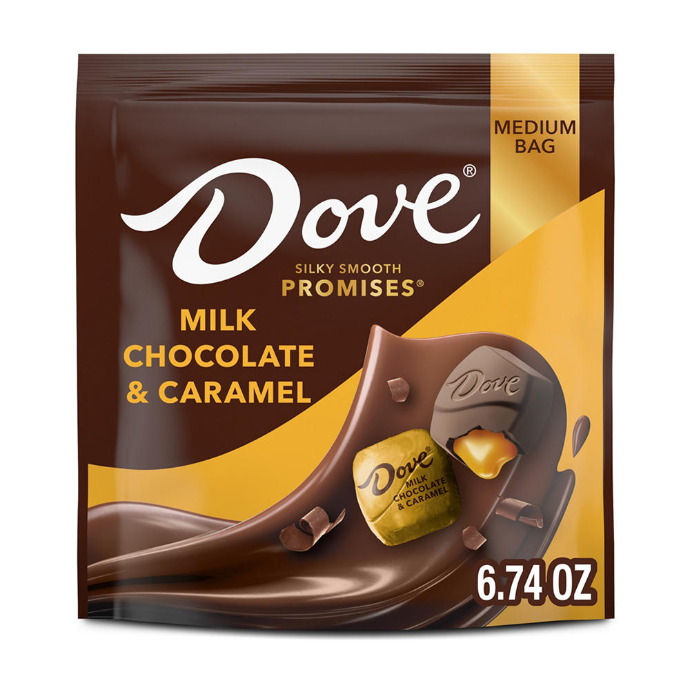 Dove Promises Milk Chocolate & Caramel Candy, 6.74 oz