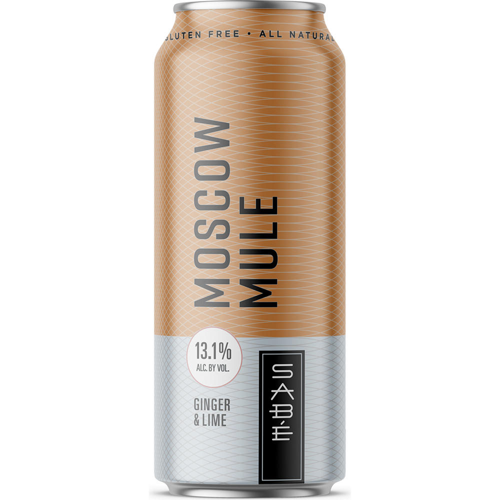 Sabe Moscow Mule Ginger & Lime Cocktail, 16.9 oz