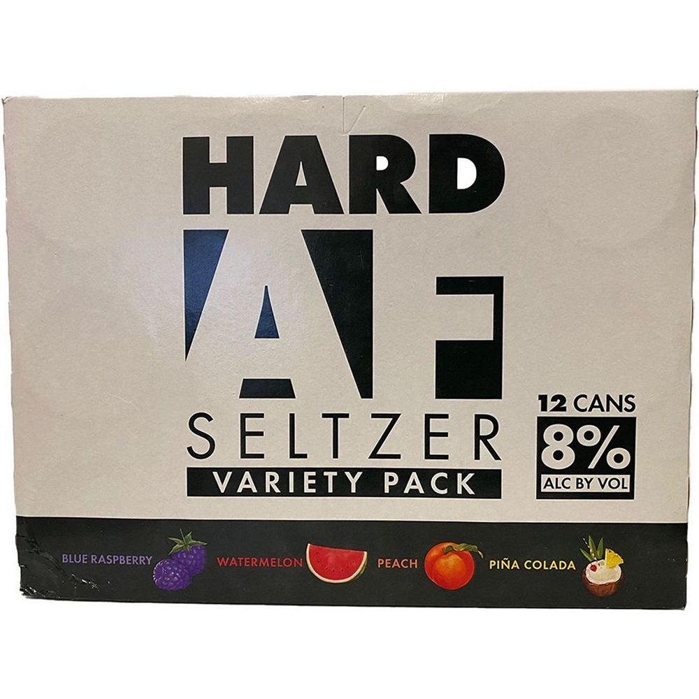 Hard AF Seltzer Variety 12 pk Cans, 12 oz