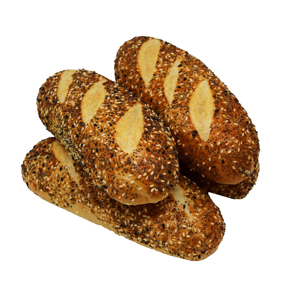 H-E-B Bakery Everything Submarine Rolls, 4 ct