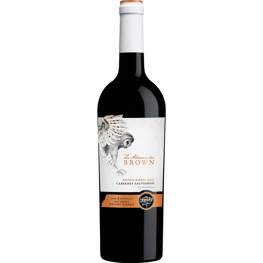 Z. Alexander Brown Smoky Barrel Aged Cabernet Sauvignon Red Wine, 750 mL